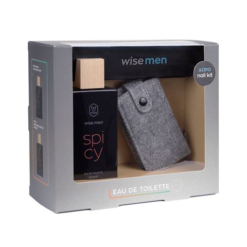 Vican Wise Men Promo Pack Eau De Toilette Spicy Άρωμα 100ml & Σετ Περιποίησης Νυχιών