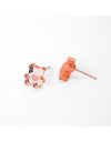  Farma Bijoux Υποαλλεργικά Σκουλαρίκια for Kids Αρκουδάκια Ροζ-Χρυσό 9mm (L556)