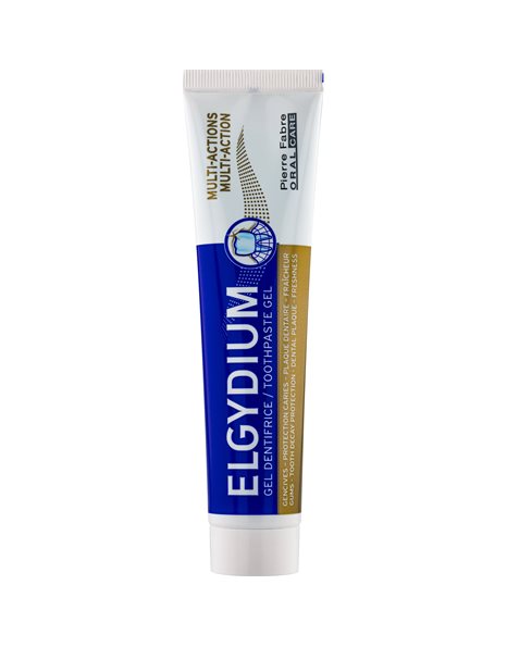 Elgydium Multi-action Οδοντόκρεμα κατά της Πλάκας 2x75ml (-50% στο 2ο Προϊόν)