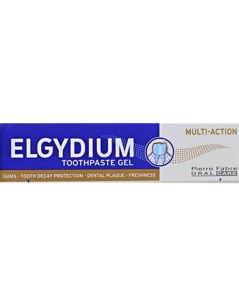 Elgydium Multi-action Οδοντόκρεμα κατά της Πλάκας 2x75ml (-50% στο 2ο Προϊόν)