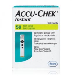 ACCU-CHEK INSTANT 50STRIPS ACCU-CHEK Ταινίες Μέτρησης Σακχάρου