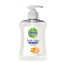 Dettol Honey Soft On Skin Hard On Dirt Liquid Hand Wash 250ml Pump DETTOL Σαπούνια Είδη Καθαριότητας