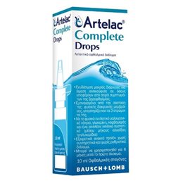 Bausch & Lomb Artelac Complete Οφθαλμικές Σταγόνες για Ξηροφθαλμία 10ml ARTELAC Κολλύρια