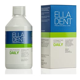 Elladent Daily, Στοματικό Διάλυμα για την Πρόληψη της Ουλίτιδας, της Τερηδόνας & της Κακοσμίας του Στόματος 500ml ELLADENT Στοματικά Διαλύματα