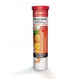 LANES VITAMIN C 1000MG  PINEAPPLE-MANGO 20ABS LANES Bιταμίνη C