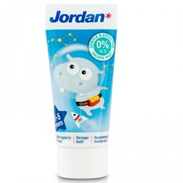 Jordan Οδοντόκρεμα Ιπποπόταμος 50ml με Γεύση Mild Raspberry για 0m+ JORDAN Οδοντόκρεμες
