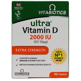 VITABIOTICS ULTRA D3 2000 96 TABS VITABIOTICS Bιταμίνη D