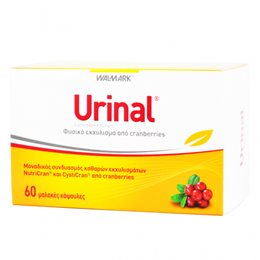 Urinal Φυσικό Εκχύλισμα από Cranberries 60 μαλακές κάψουλες URINAL Ουροποιητικό