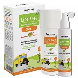 Frezyderm Lice Free Promo Ολοκληρωμένη Αγωγή Για Ψείρες Σαμπουάν & Λοσιόν 2x125ml FREZYDERM Αντιφθειρικά