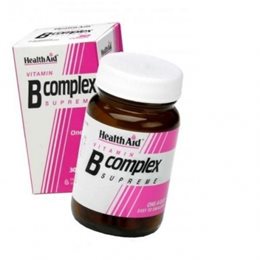 Health Aid B Complex Supreme 30 κάψουλες HEALTH AID Bιταμίνη Β
