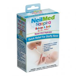 NeilMed Naspira Babies & Kids Nasal-Oral Aspirato 7τμχ NEILMED Ρινική Αποσυμφόρηση