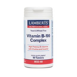 LAMBERTS VIT. B 100 COMPLEX 60TABS LAMBERTS Bιταμίνη Β