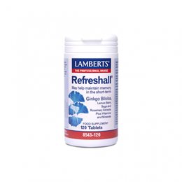 Lamberts Refreshall 120tabs - Ενίσχυση μνήμης, πνευματικής κατάστασης LAMBERTS Ανοσοποιητικό