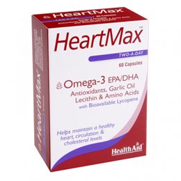 Health Aid Heartmax 60 κάψουλες HEALTH AID Καρδιά & Κυκλοφορικό