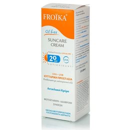 FROIKA Sun Care Cream SPF 20 Oil Free - Λιπαρό Δέρμα, 50ml FROIKA Αντηλιακά Προσώπου
