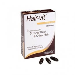 Health Aid Hair-Vit 30 κάψουλες HEALTH AID Τριχόπτωση