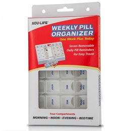 Acu-Life Εβδομαδιαία Θήκη Φαρμάκων 128SPW ACU-LIFE Θήκες Χαπιών