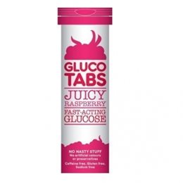 Gluco Tabs Lift Fast Acting Juicy Rasberry Ταμπλέτες Γλυκόζης με Γεύση Βατόμουρο, 10 tabs GLUCO Υδατάνθρακες