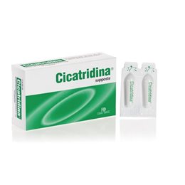 Cicatridina Supposte |Ορθικά Υπόθετα για Επούλωση του Βλεννογόνου | 10 x 2gr CICATRIDINA Στομάχι-Έντερο