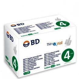 Βελόνες για Πένα Ινσουλίνης 0,23mm 32G X 4mm 100τμχ. B-D Σκαρφιστηρες
