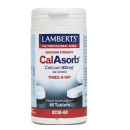 Lamberts Calasorb Calcium 800mg 60 ταμπλέτες LAMBERTS Μέταλλα-Ιχνοστοιχεία