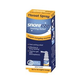 SNOREEZE THROAT SPRAY 23.5ML SNOREEZE Ρινική Αποσυμφόρηση