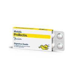 BioGaia Protectis Junior Προβιοτικά Με Ευχάριστη Γεύση Φράουλας 10 μασώμενα δισκία BIOGAIA Στομάχι-Έντερο