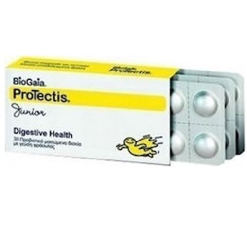 BioGaia ProTectis Junior Chewable (Strawberry flavour) 30 μασώμενες ταμπλέτες
