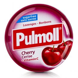 Pulmoll Vitamin C Κεράσι Καραμέλες κατά του Κρυολογήματος 45gr PULMOLL Καραμέλες
