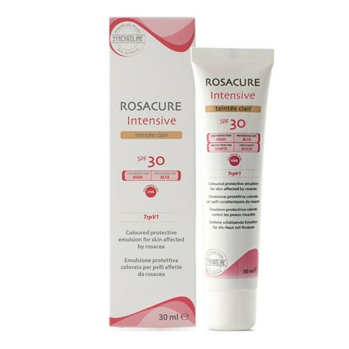Synchroline Rosacure Intensive Teintee Cream Clair SPF30-Ενυδατική,Αντηλιακή Κρέμα με Xρώμα 30ml