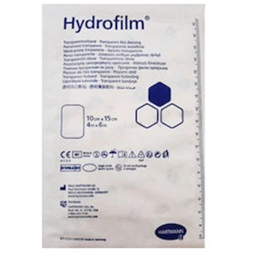 Hartmann Hydrofilm Αυτοκόλλητη Αδιάβροχη Διαφανής Μεμβράνη 10χ15 cm,1τμχ