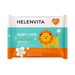 Helenvita Baby Wipes Μωρομάντηλα Με Χαμομήλι 20 Τεμάχια HELENVITA Μωρομάντηλα