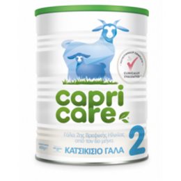 Capri Care 2 Κατσικίσιο Γάλα για Βρέφη μετά των 6 Μηνών 400gr CAPRI CARE Βρεφικά Γάλατα