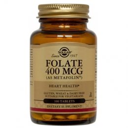 Solgar Folate as Metafolin 400mg 50 ταμπλέτες SOLGAR Αμινοξέα