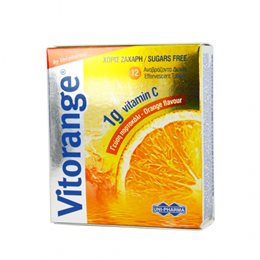 VITORANGE 1GR VIT C 12EFF UNI-PHARMA Bιταμίνη C