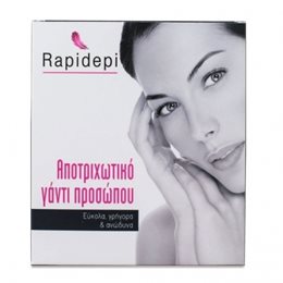 Rapidepi Αποτριχωτικό Γάντι Προσώπου 1τμχ. RAPIDEPI Αποτριχωτικά
