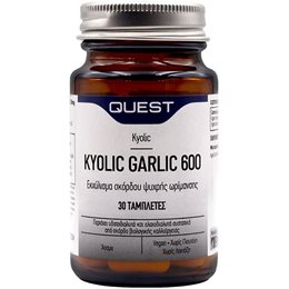 Quest Naturapharma Kyolic Garlic 600mg 30 ταμπλέτες QUEST Ανοσοποιητικό