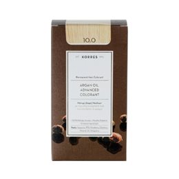 KORRES Argan Oil Advanced Colorant 10.0 Ξανθό Πλατίνας Φυσικό KORRES Βαφές Μαλλιών