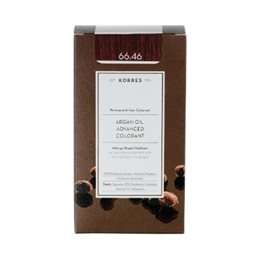 KORRES argan oil advanced colorant 66.46 εντονο κοκκινο βουργουνδιας KORRES Βαφές Μαλλιών