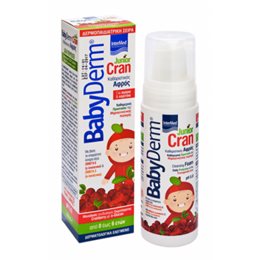Intermed – Babyderm Junior Cran Αφρός Καθαρισμού Προσώπου για παιδιά 150ml BABYDERM Καθαρισμός