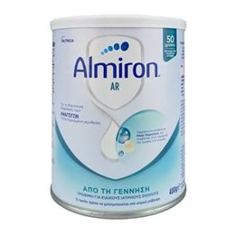 Nutricia Γάλα σε Σκόνη Almiron AR 0m+ 400gr ALMIRON Αντιαναγωγικό Βρεφικό Γάλα
