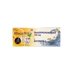 Medichrom Hyaluvit Υαλουρονικο Οξυ 150mg & Vitamin C 500mg 30 ταμπλέτες HYALUVIT Bιταμίνη C