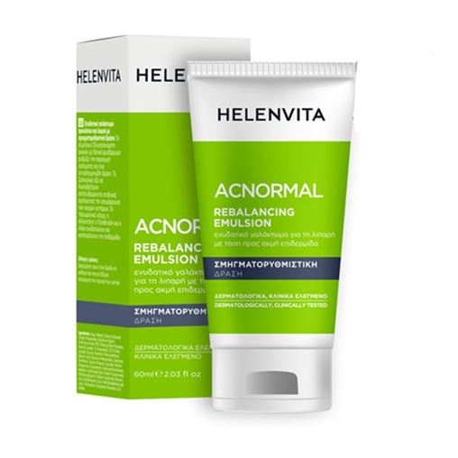 Helenvita Acnormal Rebalancing Emulsion Ενυδατική Κρέμα Προσώπου για Λιπαρή, με Τάση προς Ακμή Επιδερμίδα 60ml