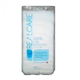 Real Care 100% Καθαρό Υδρόφιλο Βαμβάκι 70GR REAL CARE Βαμβάκι & Μπατονέτες