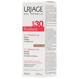 Uriage Eau Thermale Spf30 Roseliane CC Cream Ενυδατική Κρέμα Κατά της Ερυθρότητας με Χρώμα 40ml URIAGE Make-Up