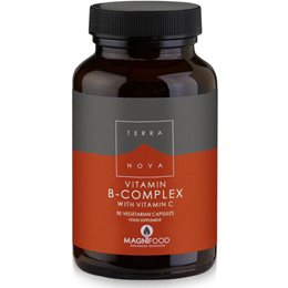 TerraNova Vitamin B-Complex With Vitamin C 50 Κάψουλες TERRANOVA Bιταμίνη Β