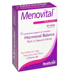 Health Aid Menovital 60 ταμπλέτες HEALTH AID Ύπνος-Στρες & Ψυχολογία