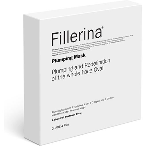 Fillerina Plumping Mask Grade 4 Αναπλήρωση του Όγκου και Επαναφορά του Περιγράμματος του Προσώπου,4τεμάχια