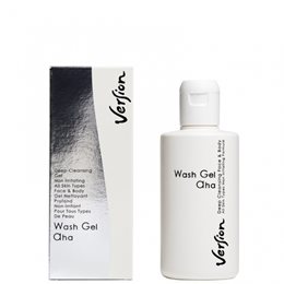 VERSION Wash-GEel AHA Deep Cleansing Gel, ειδικό για καθαρισμό προσώπου και σώματος, 200ml VERSION Καθαρισμός