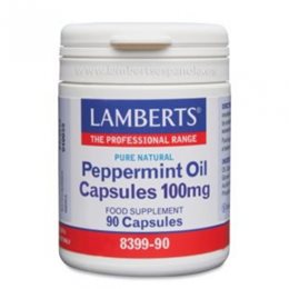 Lamberts Peppermint Oil 100mg 90 κάψουλες LAMBERTS Στομάχι-Έντερο